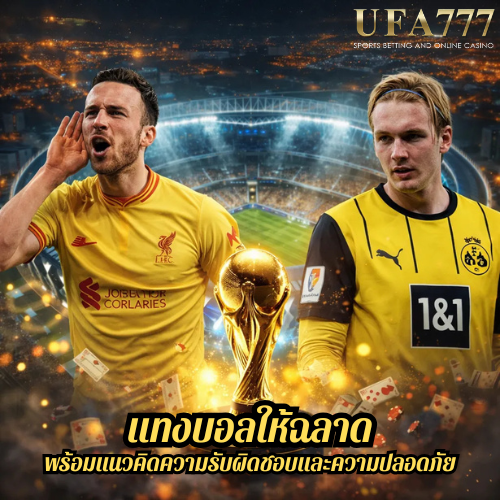 แทงบอลให้ฉลาด พร้อมแนวคิดความรับผิดชอบและความปลอดภัย